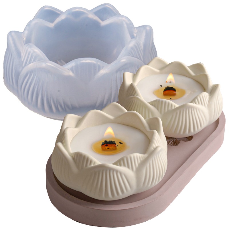 3D Lotus Candle Holder Silicon - Candle Making Process ulasan dan harga