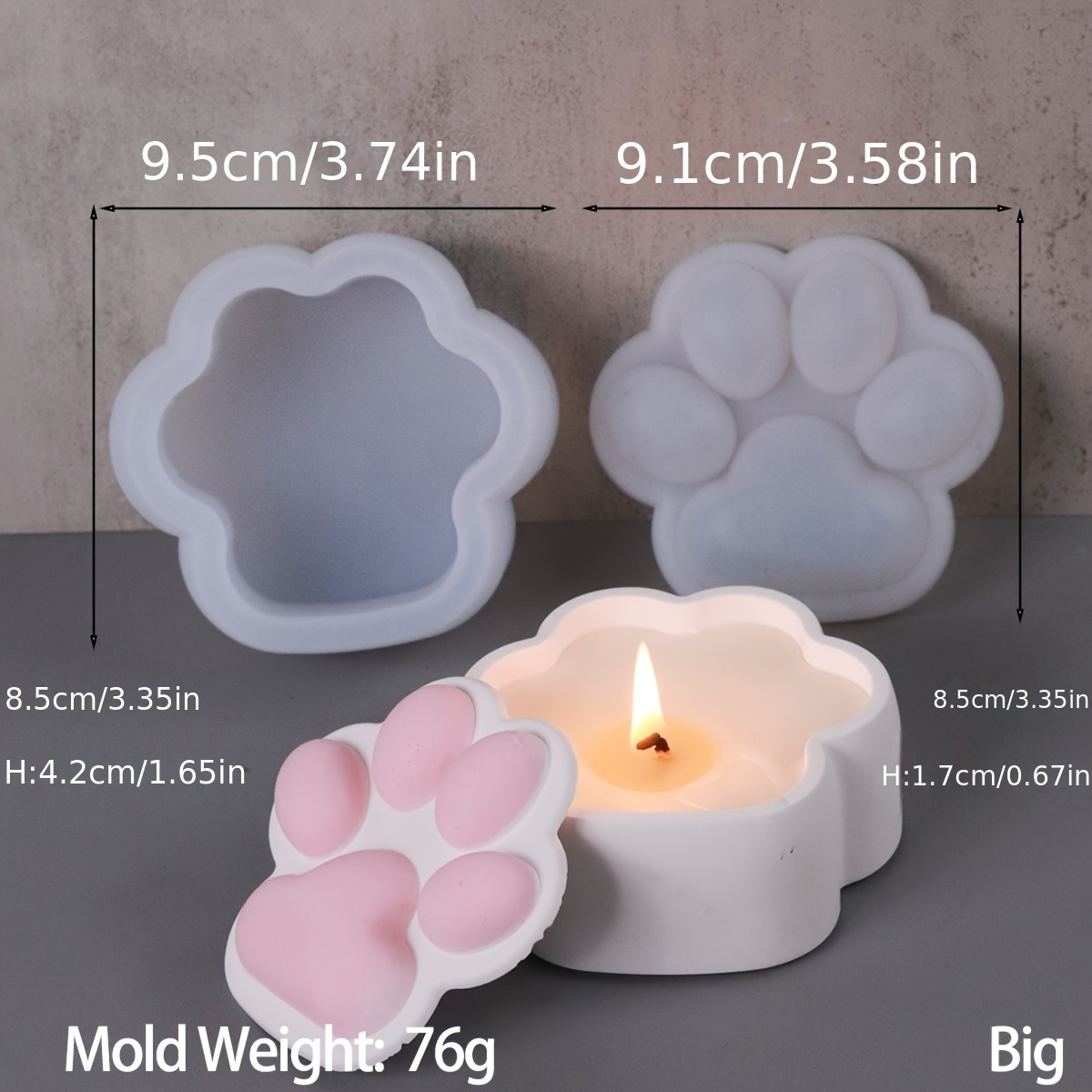 Cat Claw Storage Box Silicone  - Kraft Box Candle ulasan dan harga
