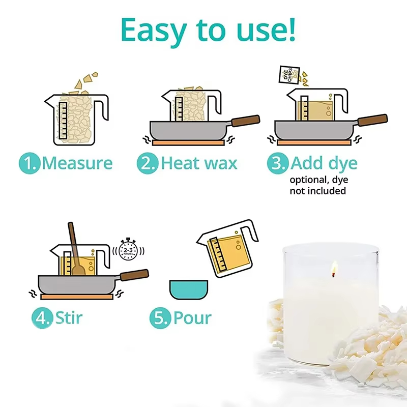 1kg/500/250/100g Pure Soy Wax  - Candle Making Activity ulasan dan harga