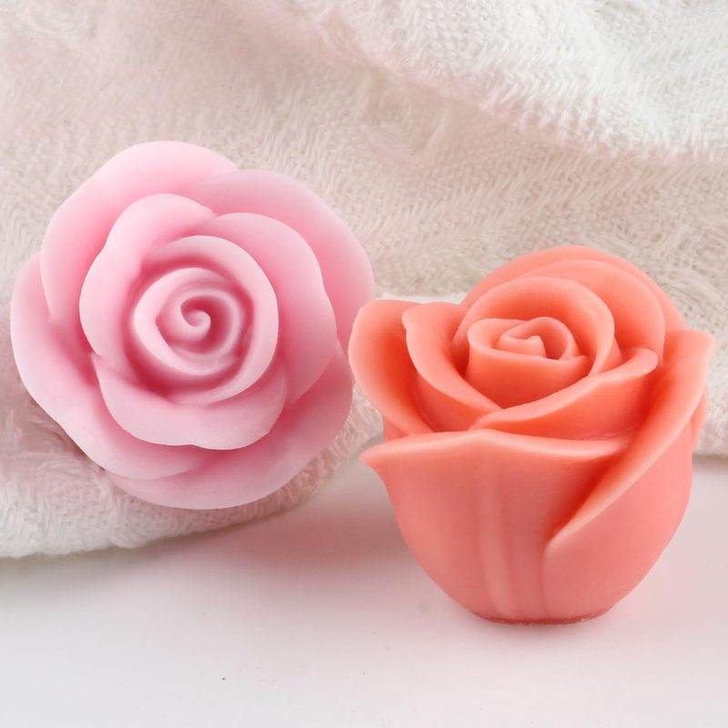 2Only3DRose silicone mold，Used - Candle Making Process ulasan dan harga
