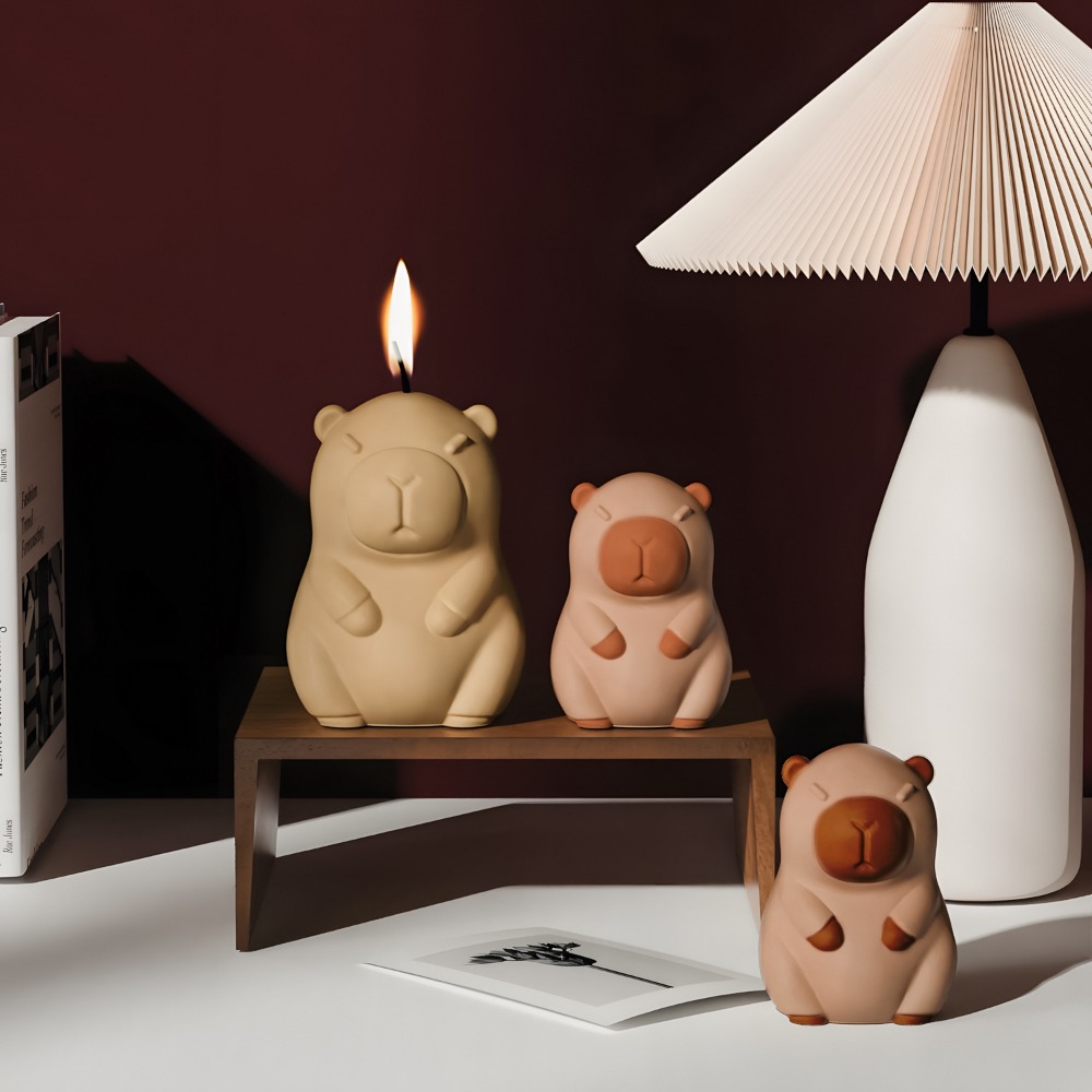 Standing Capybara Scent Candle - Candle Making Activity ulasan dan harga
