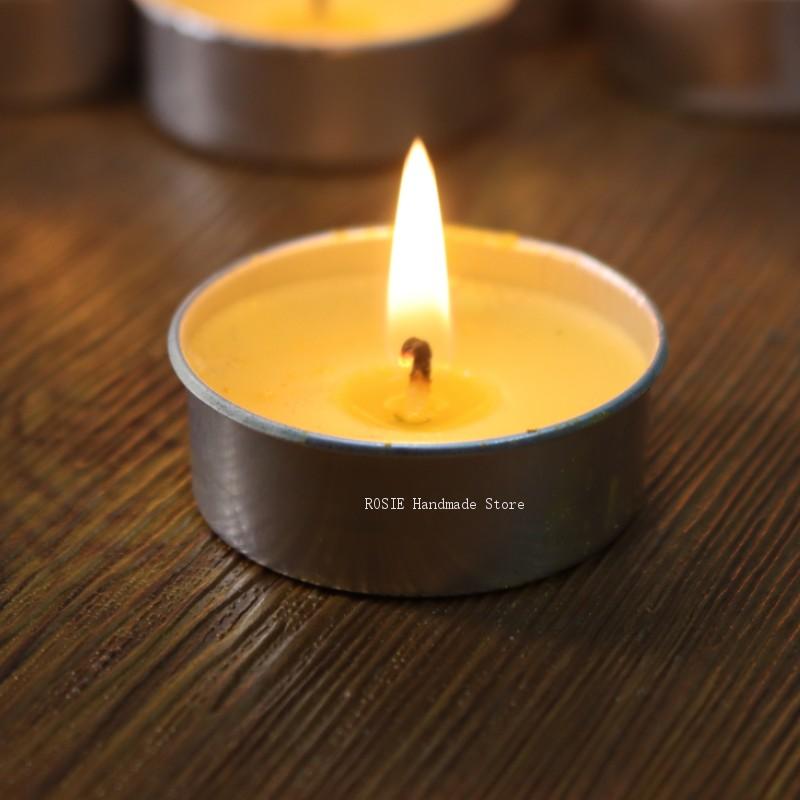 Empty Tea Wax Circular Aluminu - Kraft Box Candle ulasan dan harga
