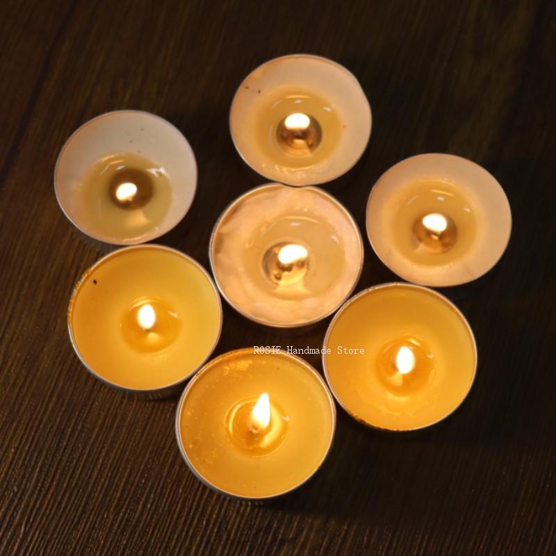 Empty Tea Wax Circular Aluminu - Kraft Box Candle ulasan dan harga