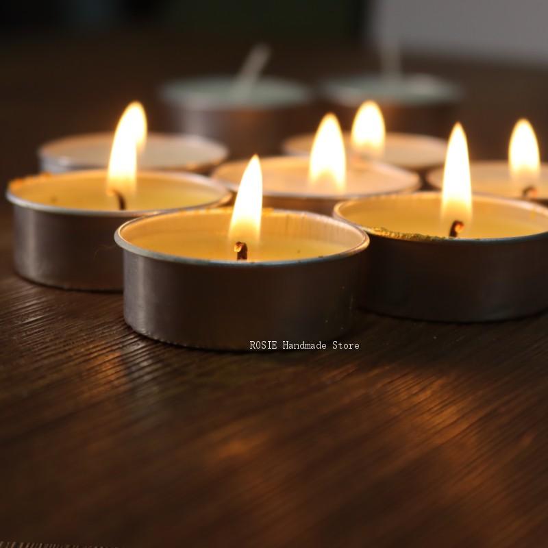 Empty Tea Wax Circular Aluminu - Kraft Box Candle ulasan dan harga