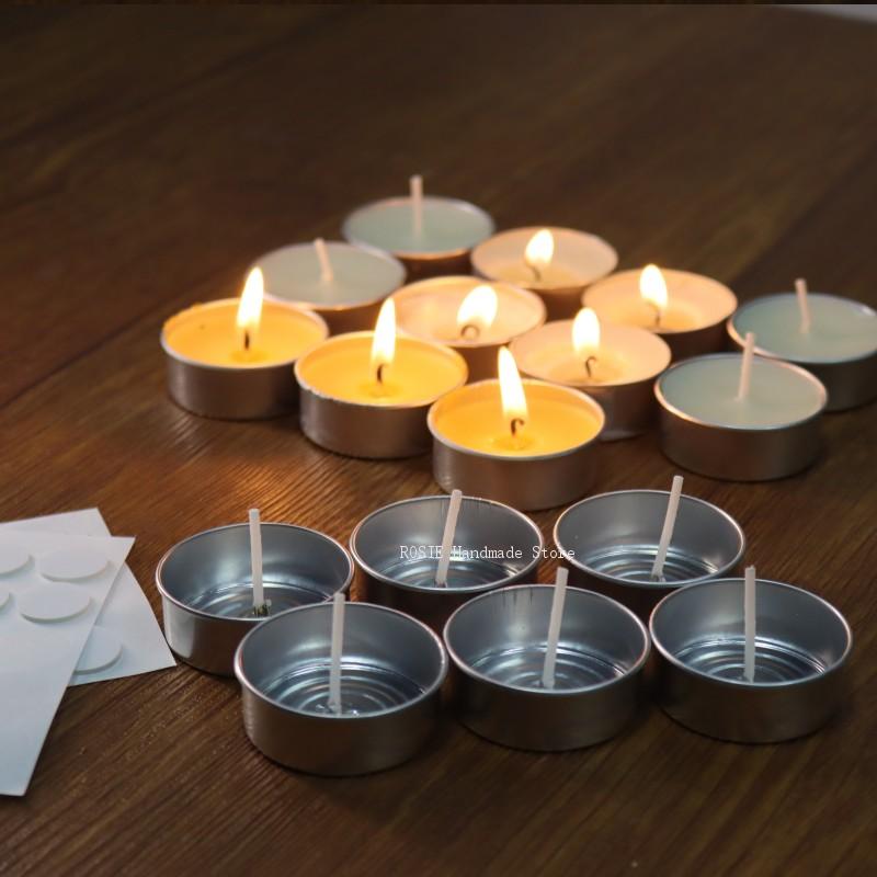 Empty Tea Wax Circular Aluminu - Kraft Box Candle ulasan dan harga