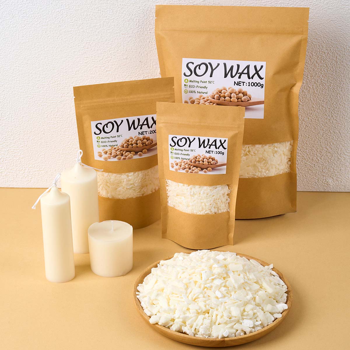 1 Pounds Pure White Soy Wax Fo - Candle Making Activity ulasan dan harga