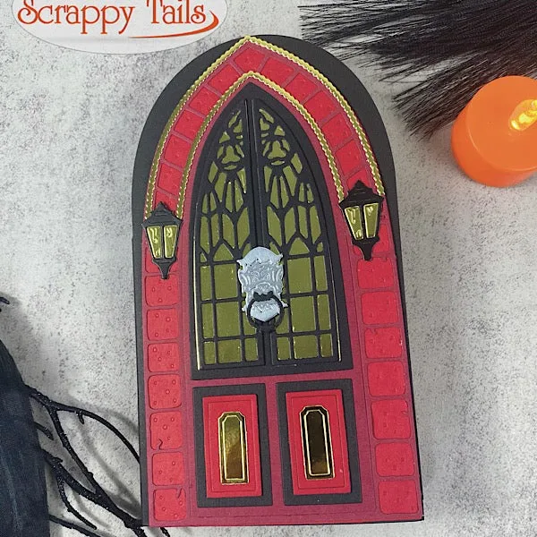 Gargoyle Wall Halloween Metal  - Kraft Box Candle ulasan dan harga