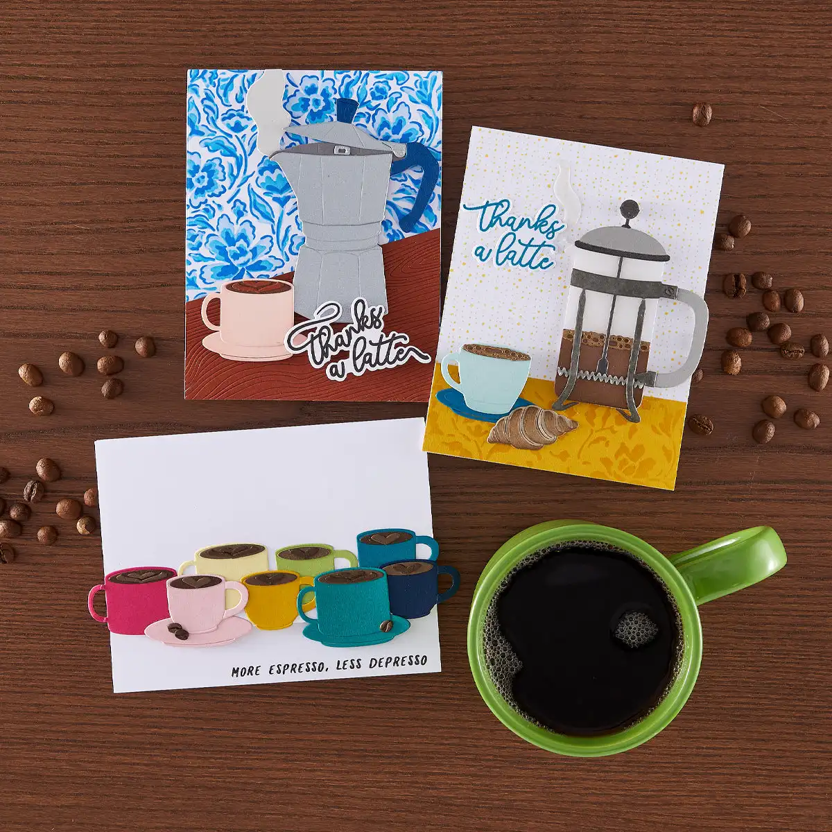 Coffee Machine Metal Cutting D - Kraft Box Candle ulasan dan harga