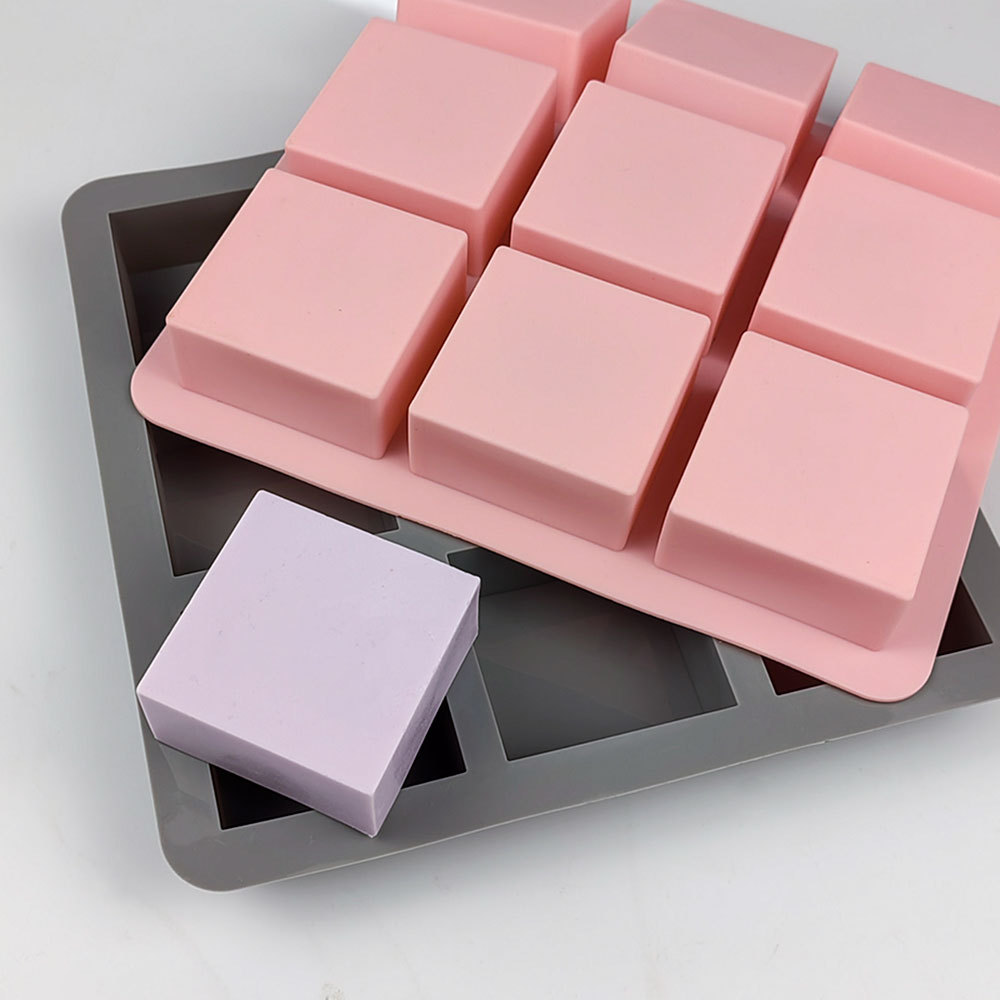 9 Hole Square Silicone Soap Mo - Candle Making Process ulasan dan harga
