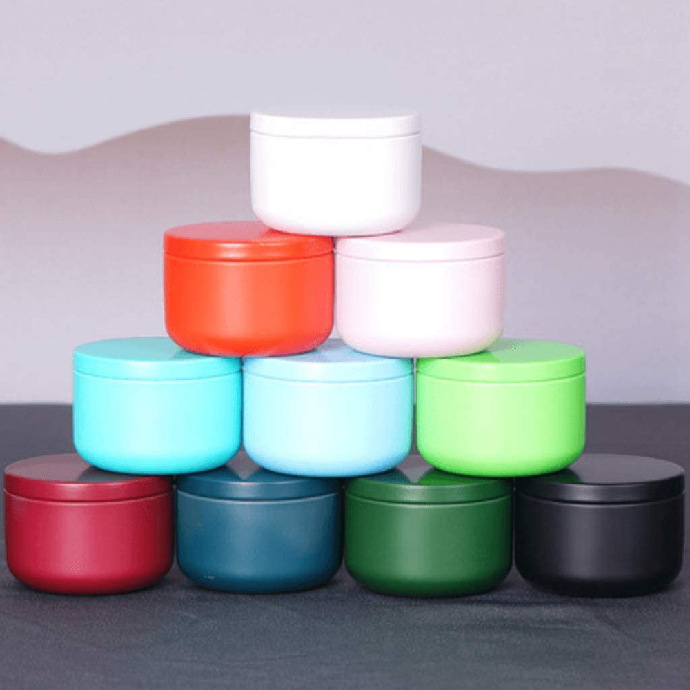 Tea Can with Airtight Lids Tin - Kraft Box Candle ulasan dan harga