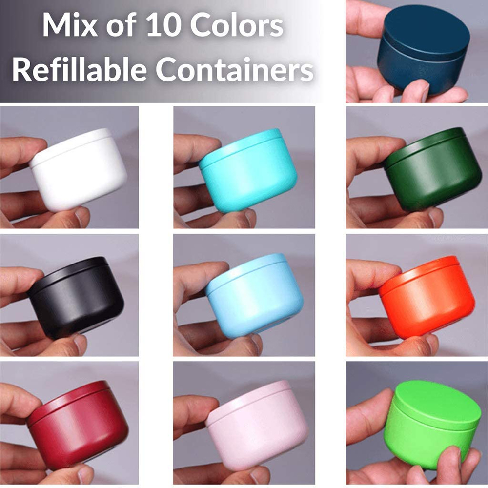 Tea Can with Airtight Lids Tin - Kraft Box Candle ulasan dan harga