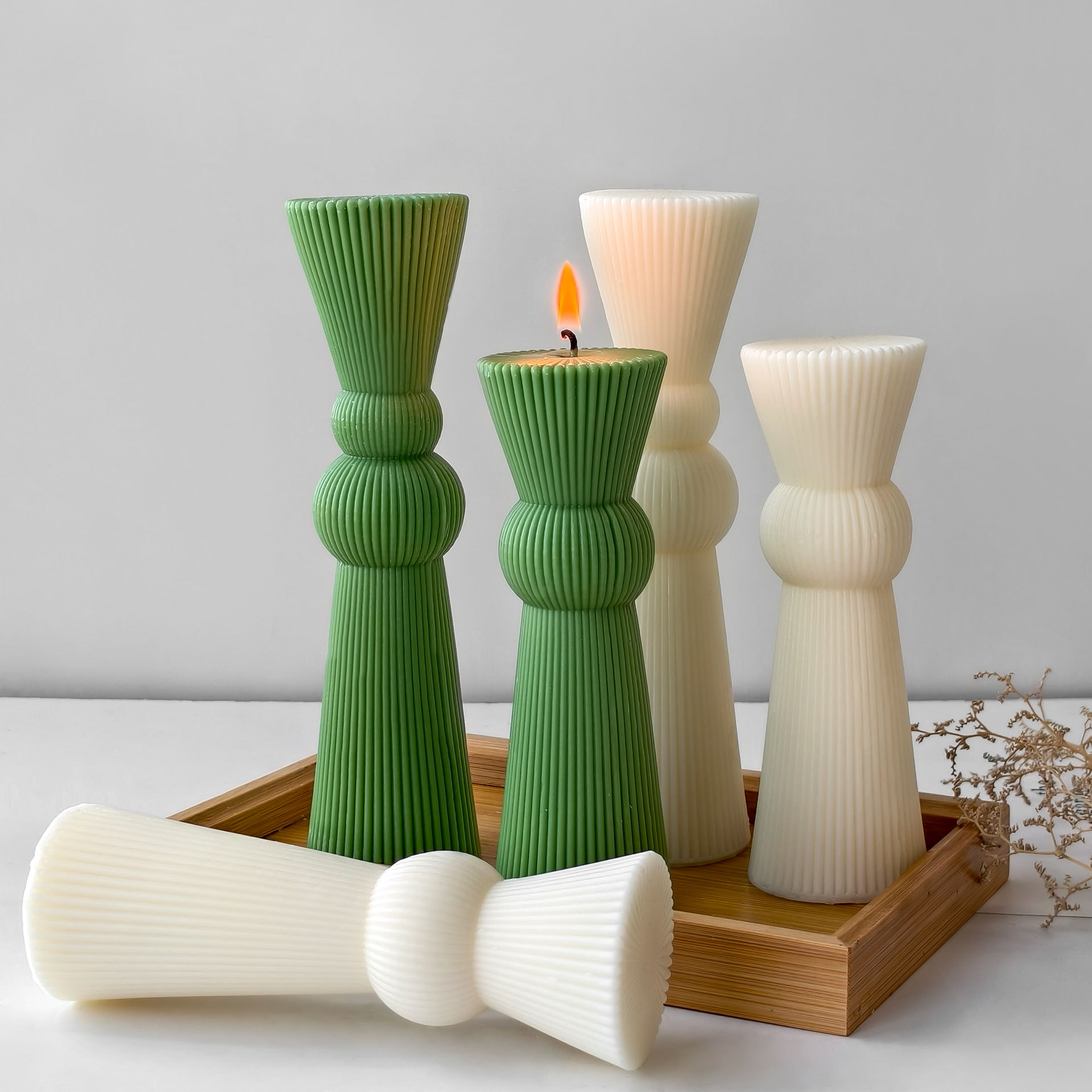 DIY Long Rod Striped Pillar Ca - Candle Making Activity ulasan dan harga