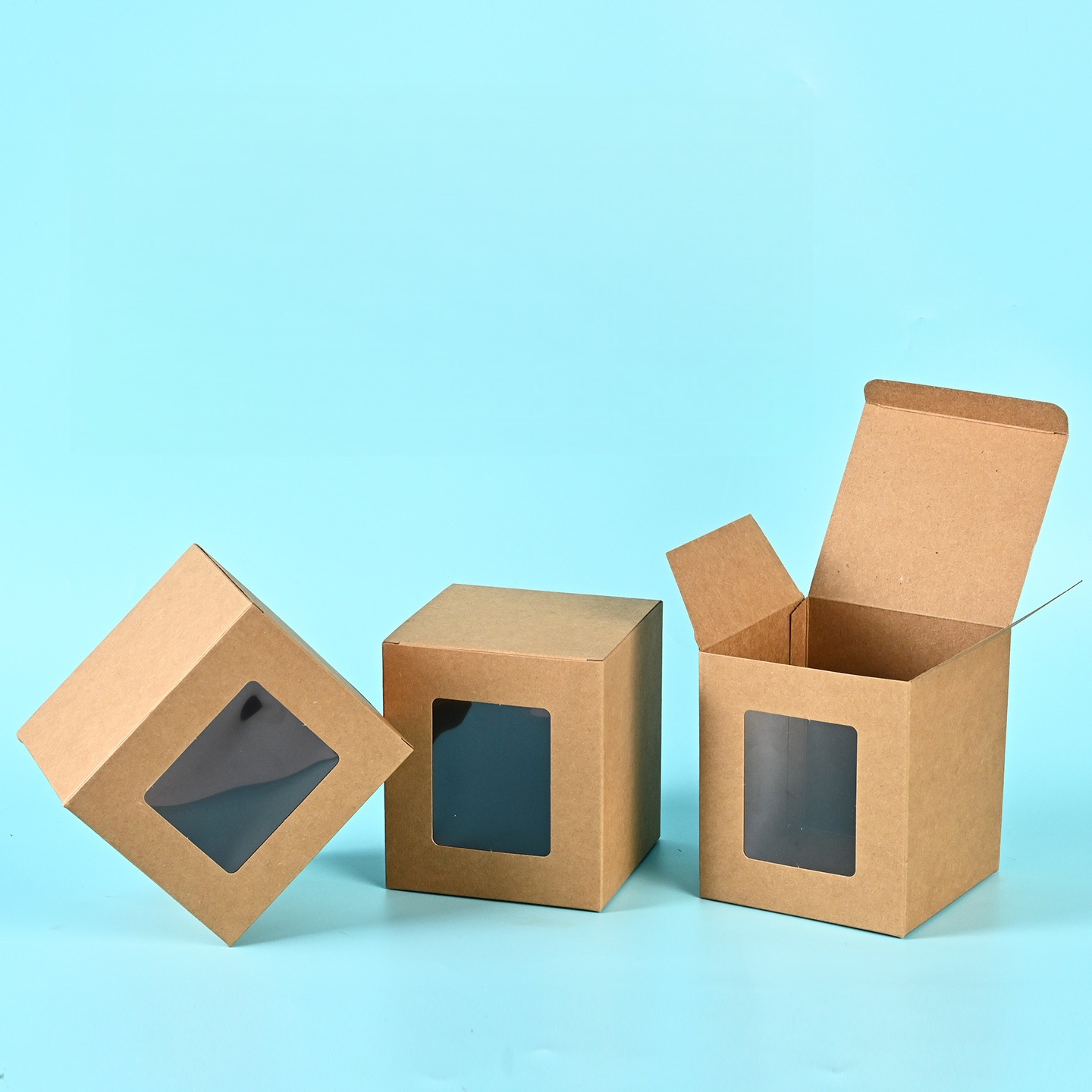 Brown Kraft Paper Boxes with P - Kraft Box Candle ulasan dan harga
